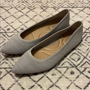 Old Navy Mari Women's Gray Textured Flats